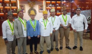 Tampak saat potret bersama usai audiensi, ist